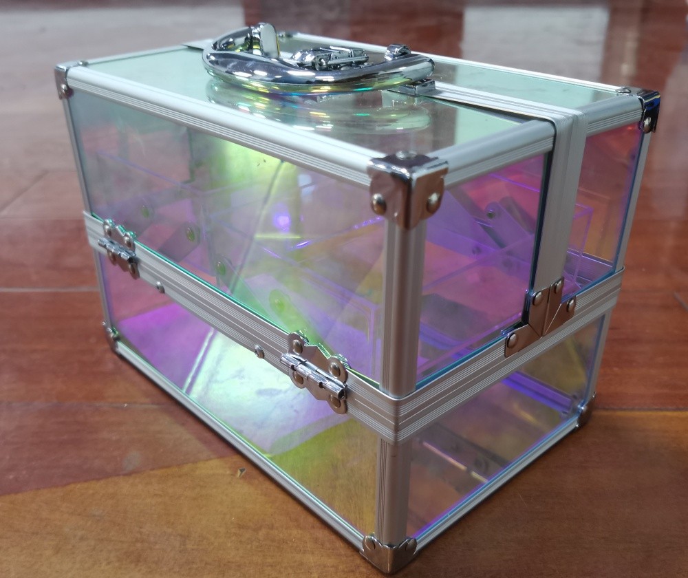 Acrylic Cosmetic Case with Transparent Trays