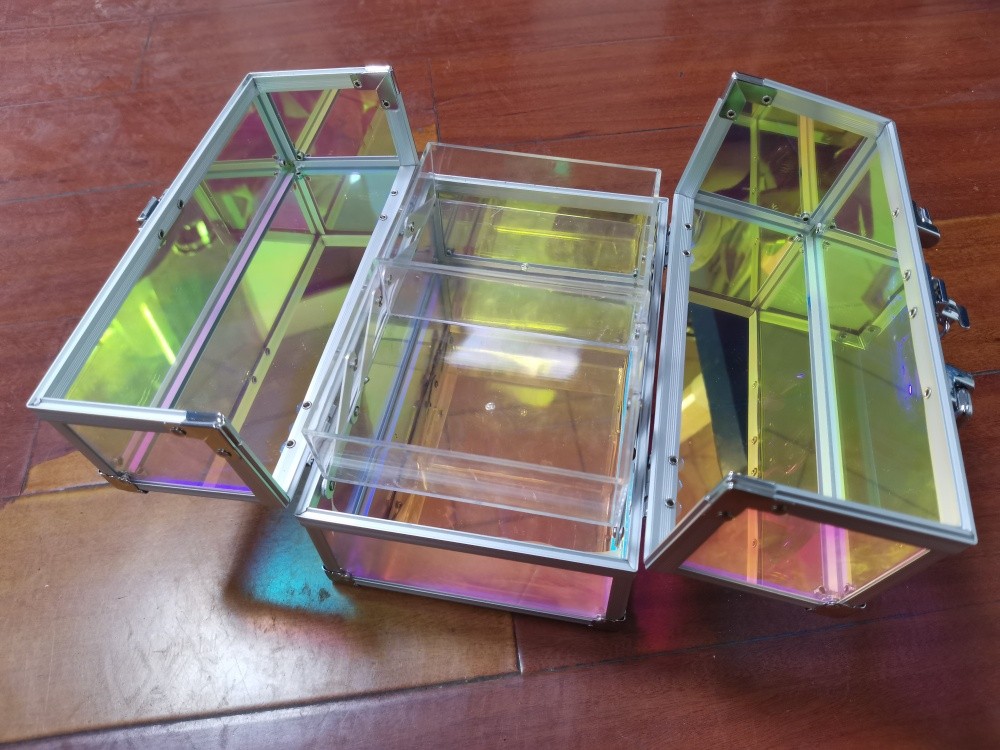 Acrylic Cosmetic Case with Transparent Trays