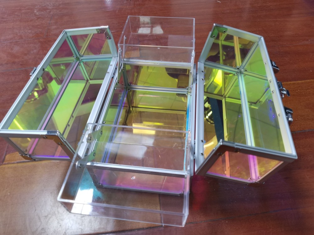 Acrylic Cosmetic Case with Transparent Trays