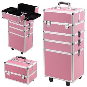 Professional Trolley Makup Case Train Case