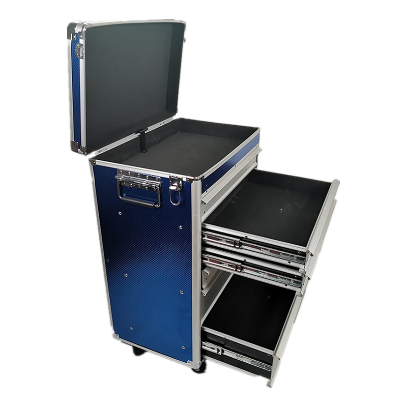 aluminum tool case with 6 drawers